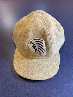 image of Visvim Honus Cap Eagle Feathers in Mustard/Khaki, Men's