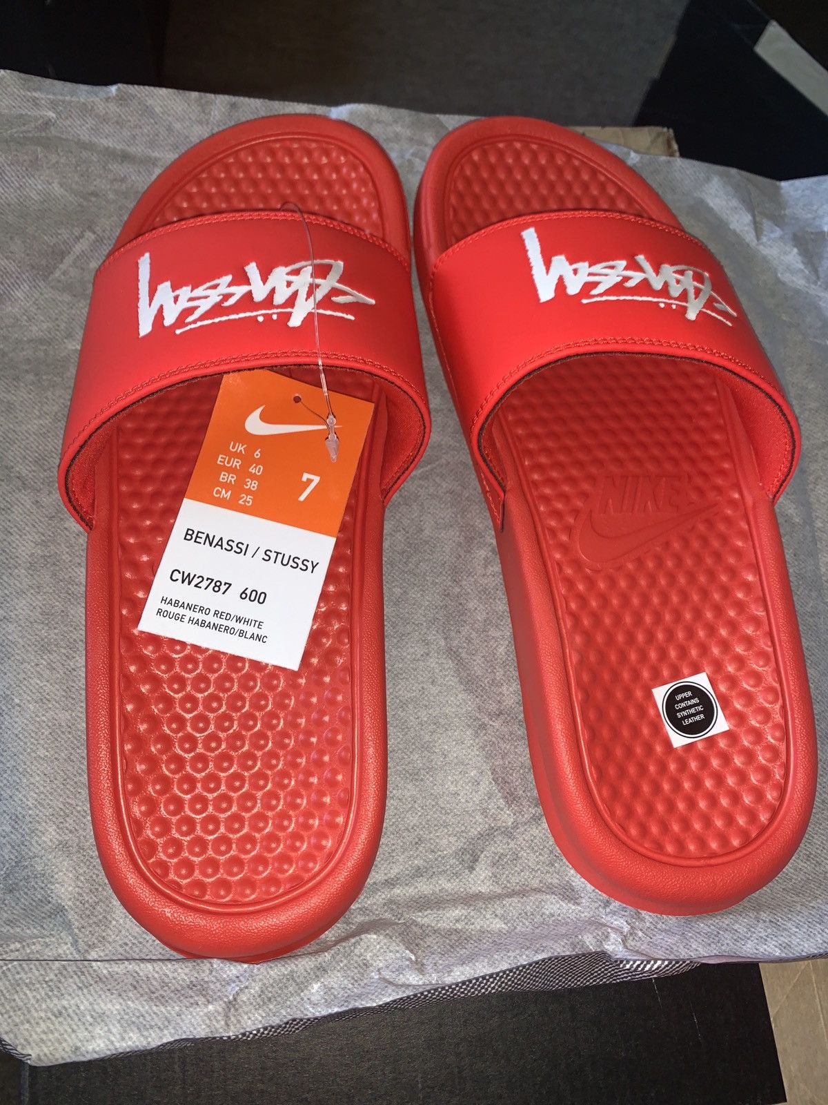 Benassi Slides Habaneros Flip Flops Nike X Stussy Benassi Slide