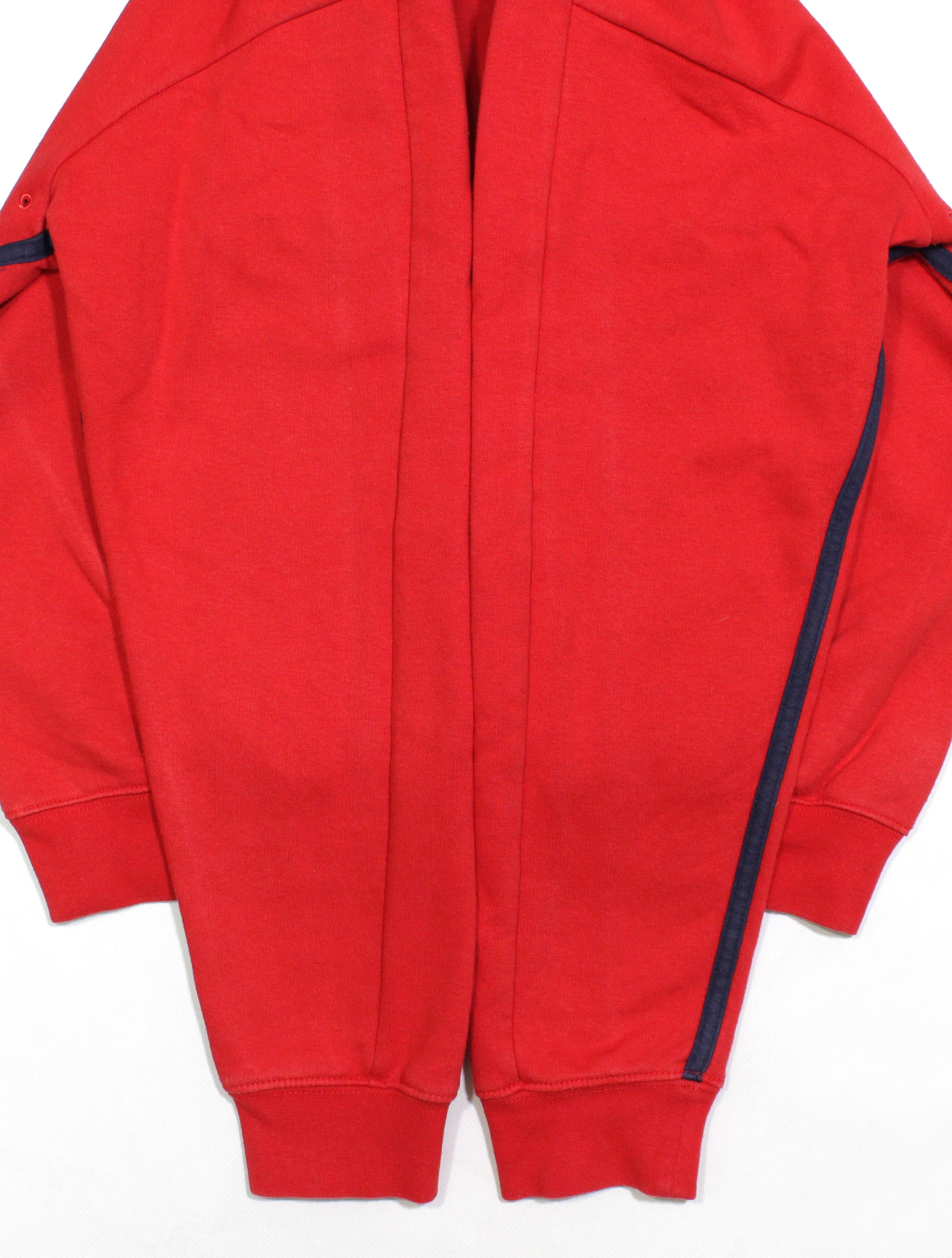 Nike 90S Big Swoosh Logo Embroidered Red Hoodie Size US S / EU 44-46 / 1 - 8 Thumbnail