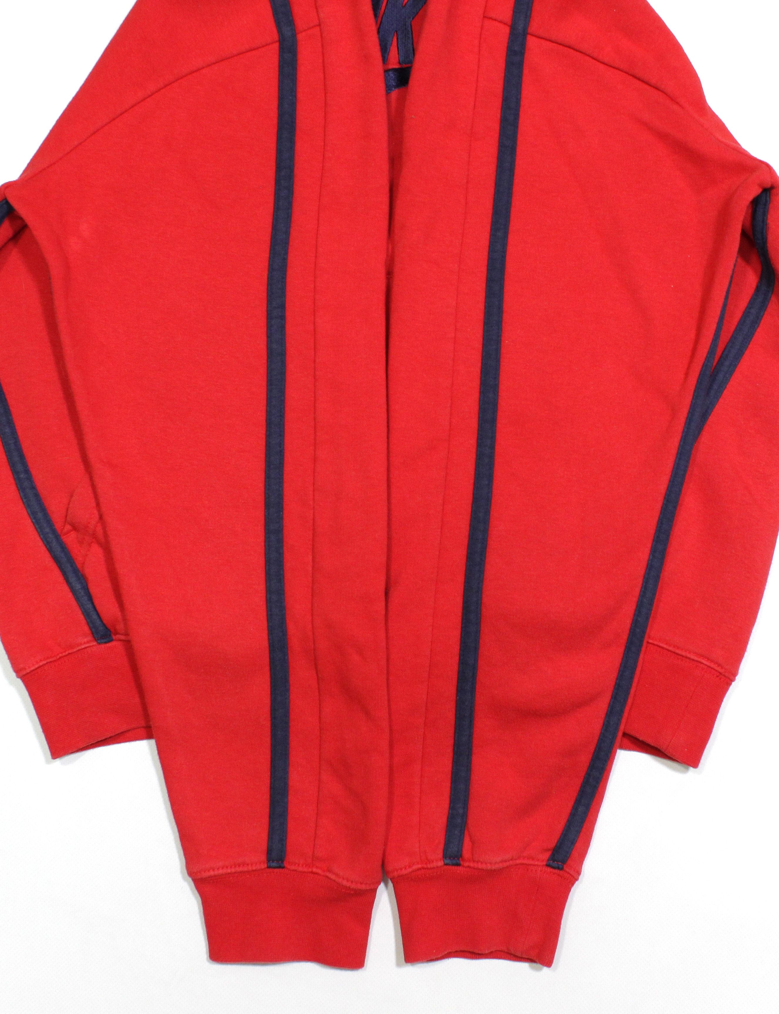 Nike 90S Big Swoosh Logo Embroidered Red Hoodie Size US S / EU 44-46 / 1 - 7 Thumbnail