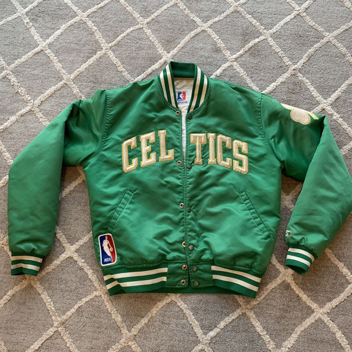 Starter Rare! Vintage 80/90s BOSTON CELTICS Starter satin jacket | Grailed