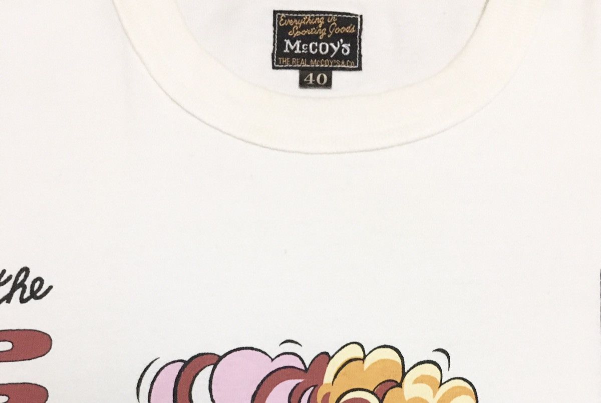 NASCAR × The Real McCoy's × Vintage Rare Vintage Brand The Real Mccoy's X Nascar T-shirt 1990s Size US M / EU 48-50 / 2 - 6 Thumbnail