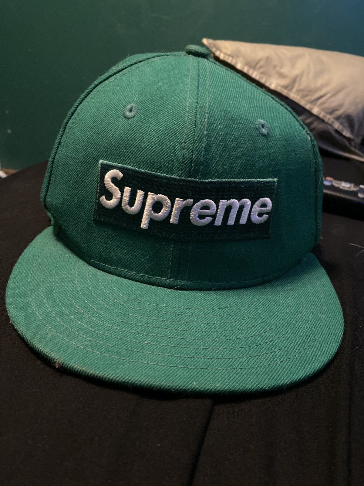 Supreme Supreme Playboy Box Logo New Era Cap Green | Grailed