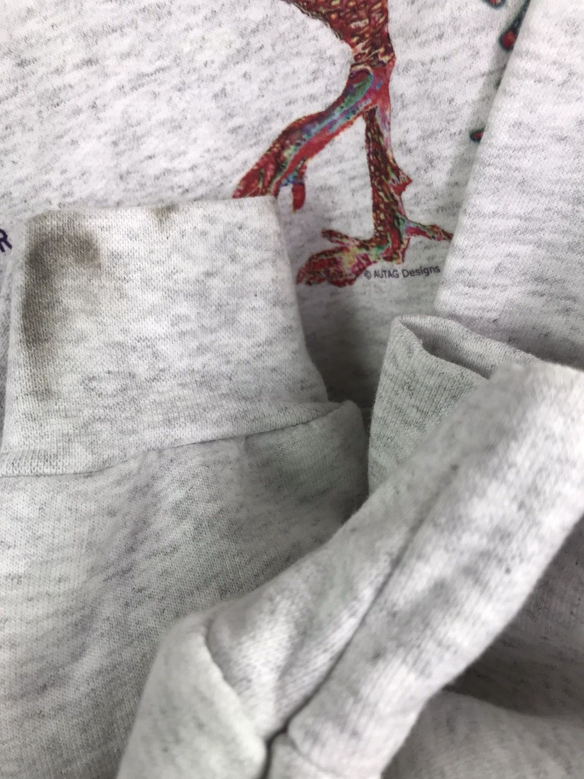Hanes Vintage 90s Year of the Rooster Sweatshirt Hoodie Size US L / EU 52-54 / 3 - 5 Thumbnail