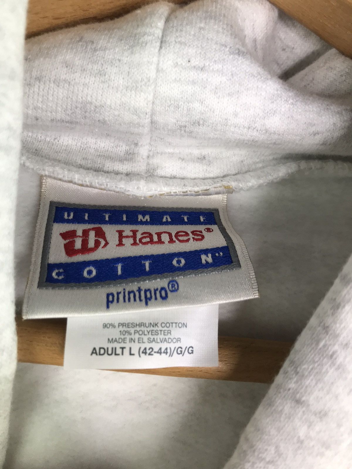 Hanes Vintage 90s Year of the Rooster Sweatshirt Hoodie Size US L / EU 52-54 / 3 - 3 Thumbnail