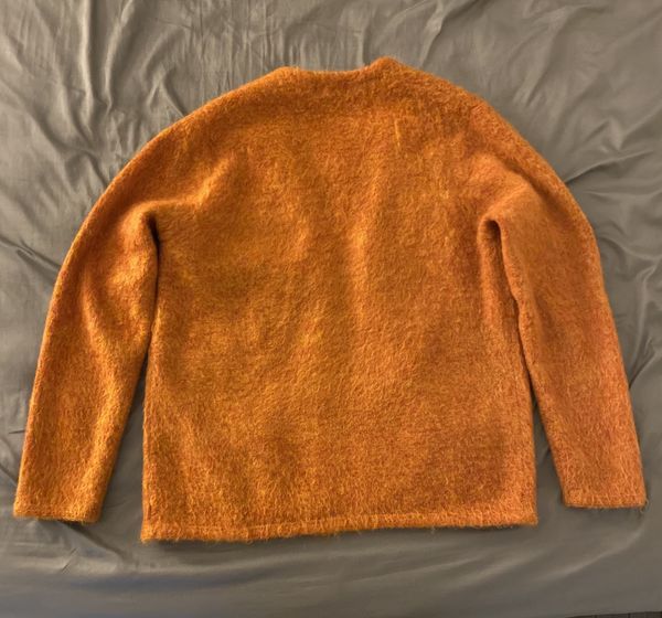 Supreme Supreme FW15 Mohair Orange Cardigan Size: US L | Grailed