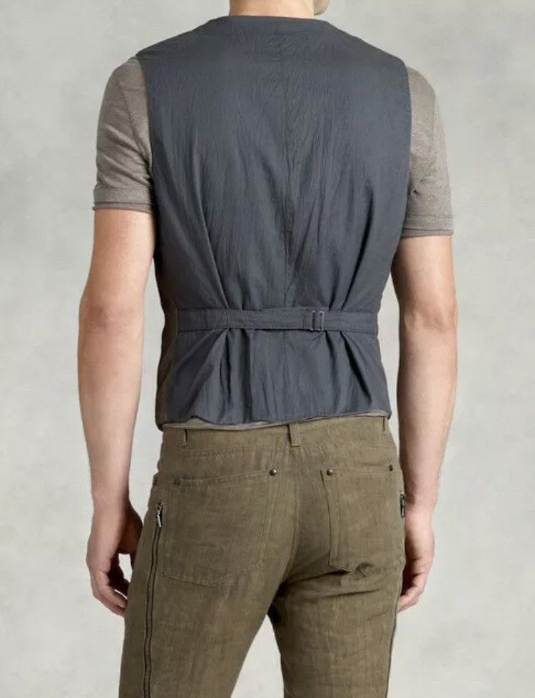 John Varvatos Cutaway suede vest size 48 medium Size US M / EU 48-50 / 2 - 2 Thumbnail
