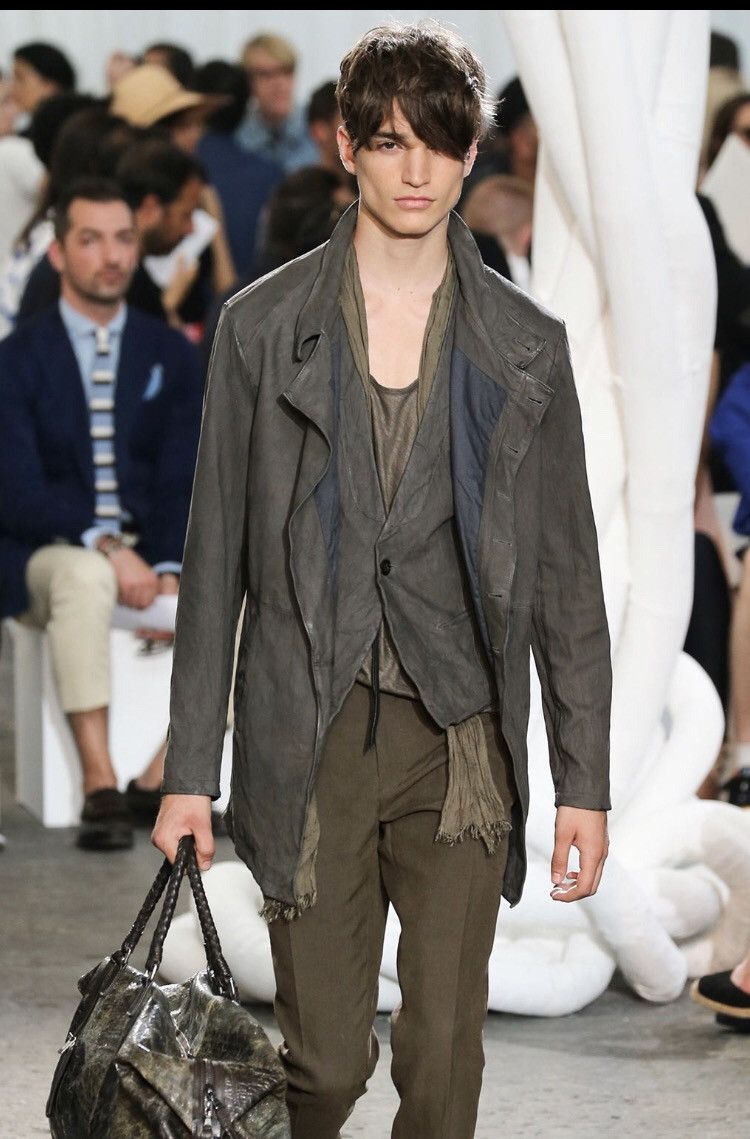 John Varvatos Cutaway suede vest size 48 medium Size US M / EU 48-50 / 2 - 4 Thumbnail