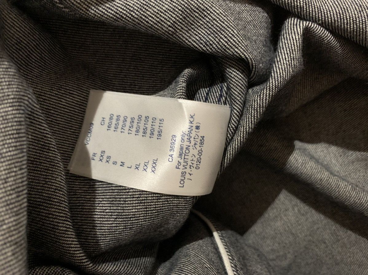 Louis Vuitton LV Leaf Denim Baseball Jersey Shirt | Grailed