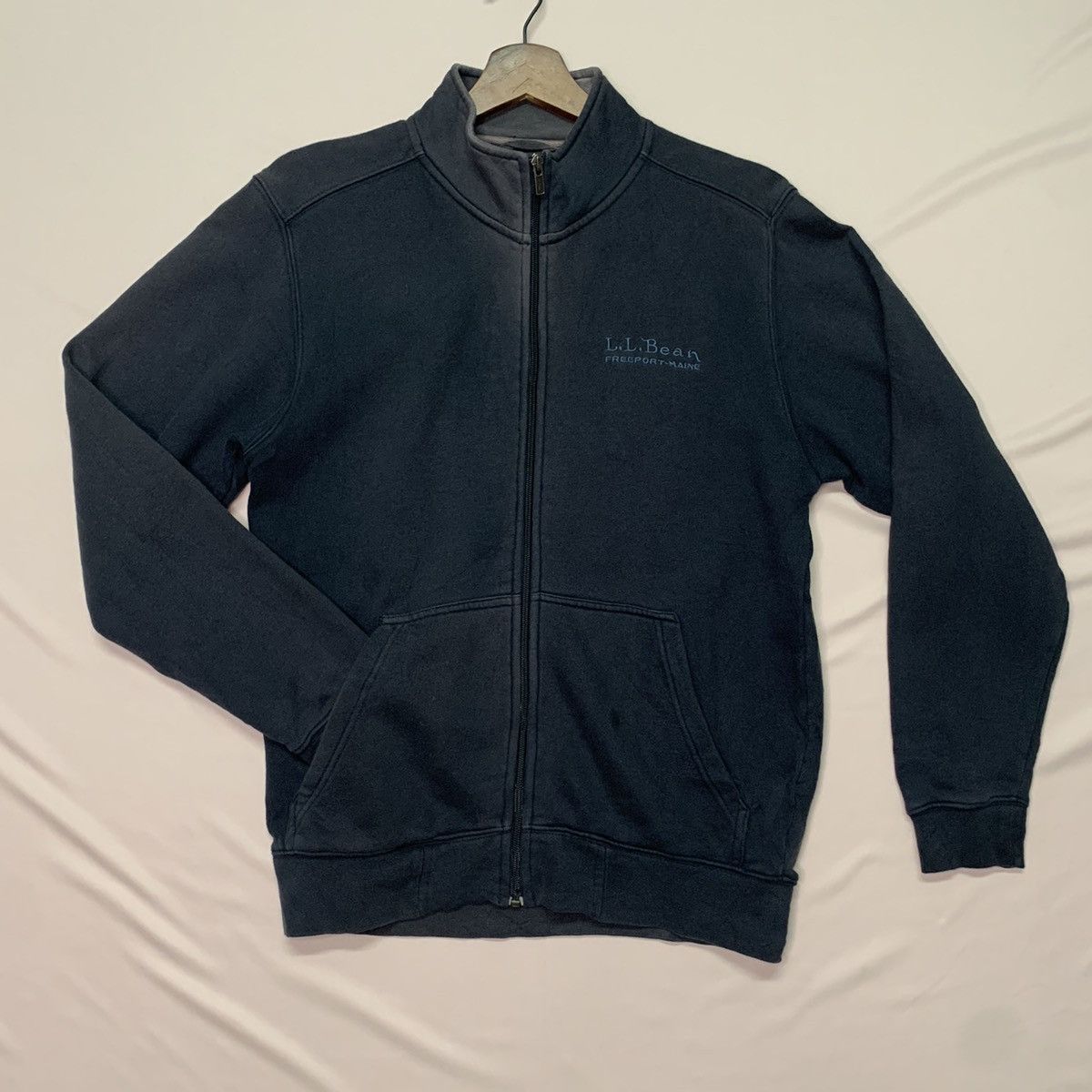 L.L. Bean × Vintage Vintage L.L.Bean ZipUps Sweater Faded Jacket Small Regular Size US S / EU 44-46 / 1 - 1 Thumbnail