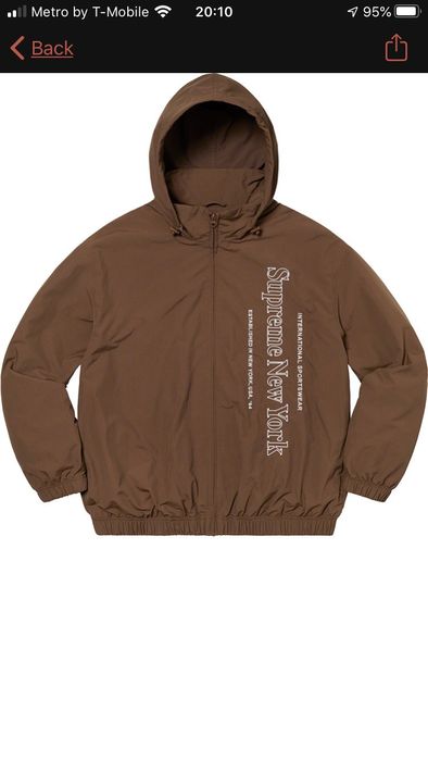 Supreme side logo store jacket