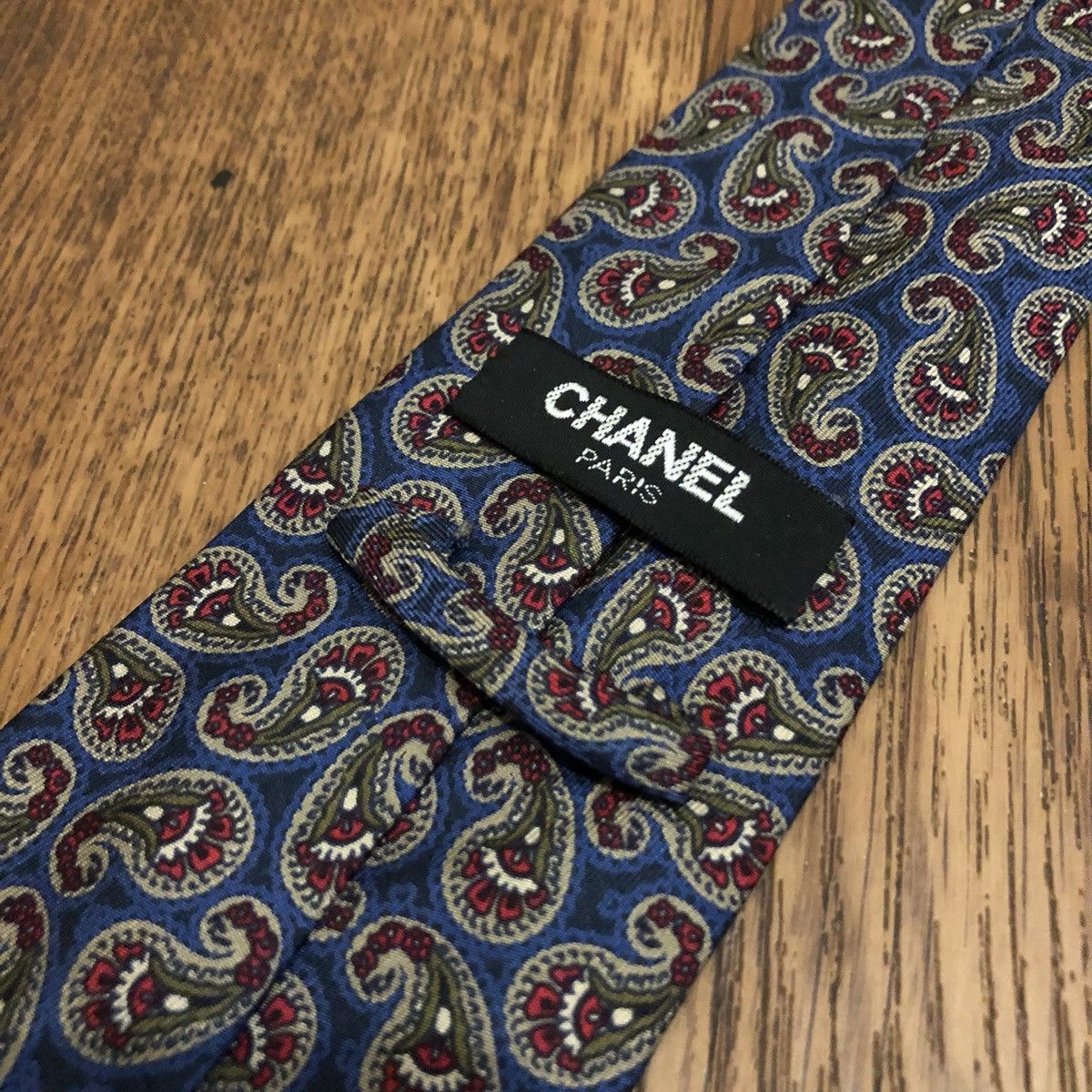 Chanel Chanel Very Rare Vintage 90s Silk Tie Logo Size ONE SIZE - 1 Preview