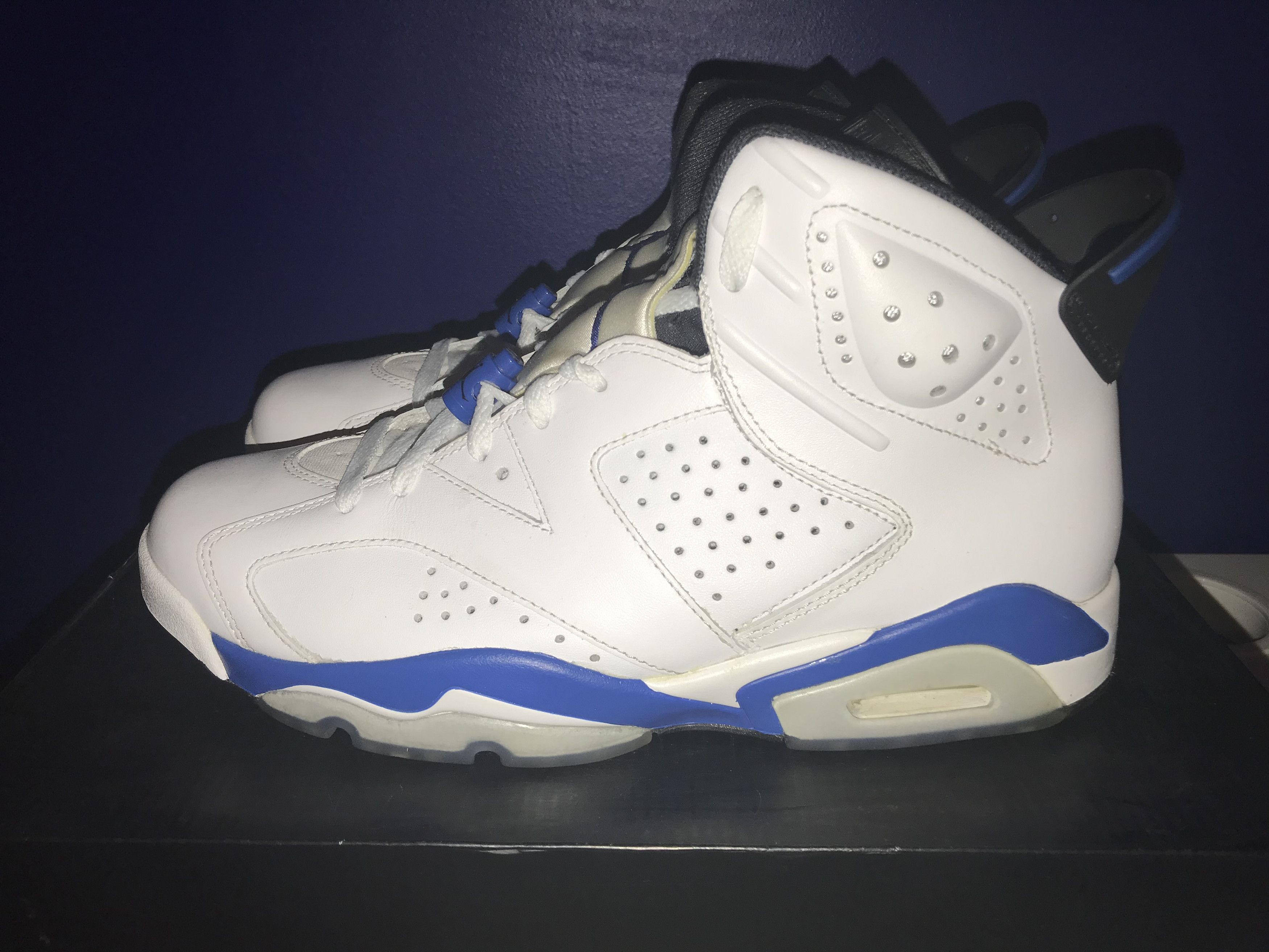 Jordan Brand Air Jordan 6 Sport Blue Size US 9.5 / EU 42-43 - 3 Thumbnail
