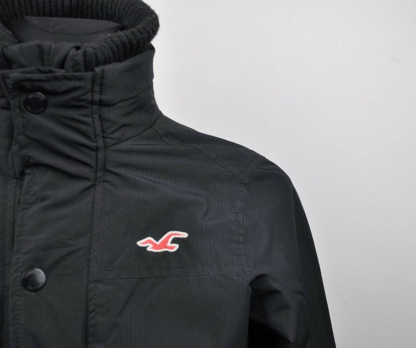 Hollister HOLLISTER All Weather Jacket Fleece Lined Coat Zip