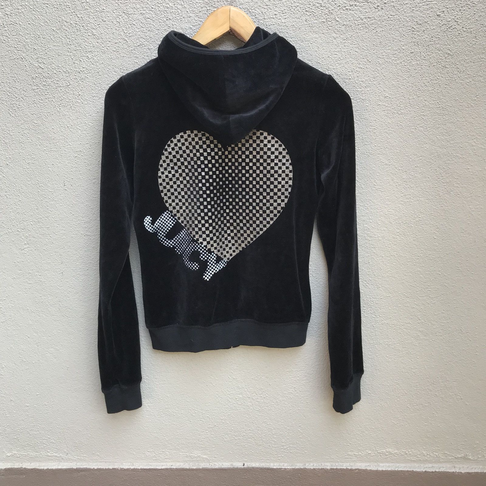 Juicy Couture JUICY COUTURE usa velvet hoodie Size S / US 4 / IT 40 - 1 Thumbnail