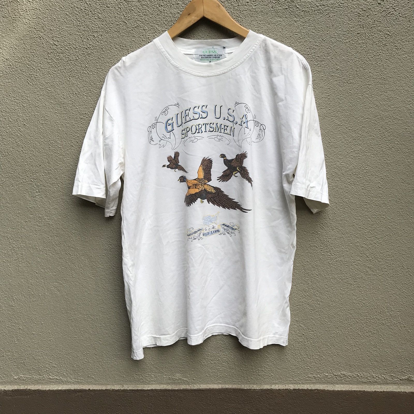 Guess Vintage 90s GUESS Usa Sportsmen Georges Marciano Size US L / EU 52-54 / 3 - 1 Thumbnail