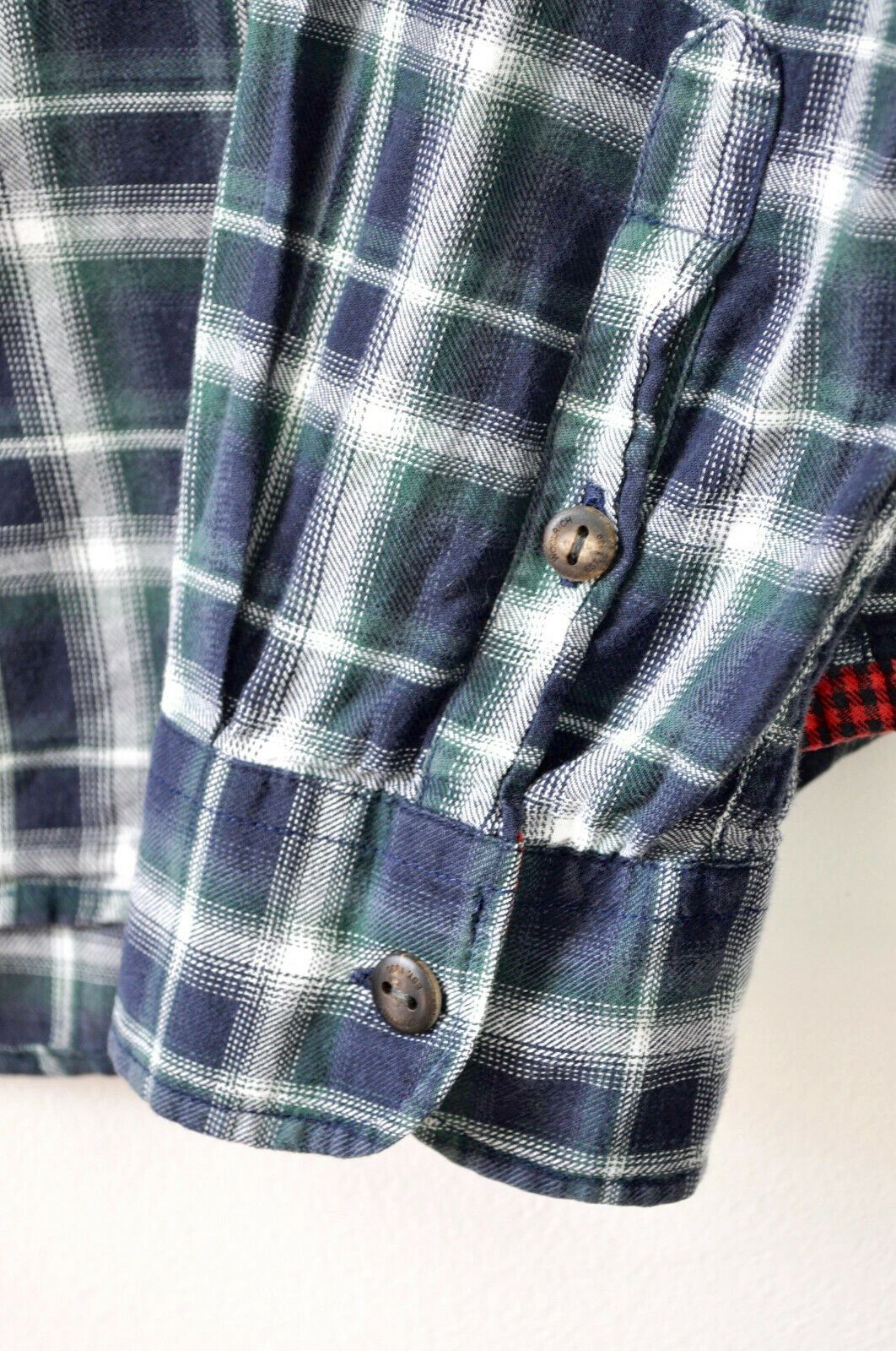 Woolrich Woolen Mills WOOLRICH Shirt Checked Blue Green Button Up Casual Top Size US XL / EU 56 / 4 - 5 Thumbnail