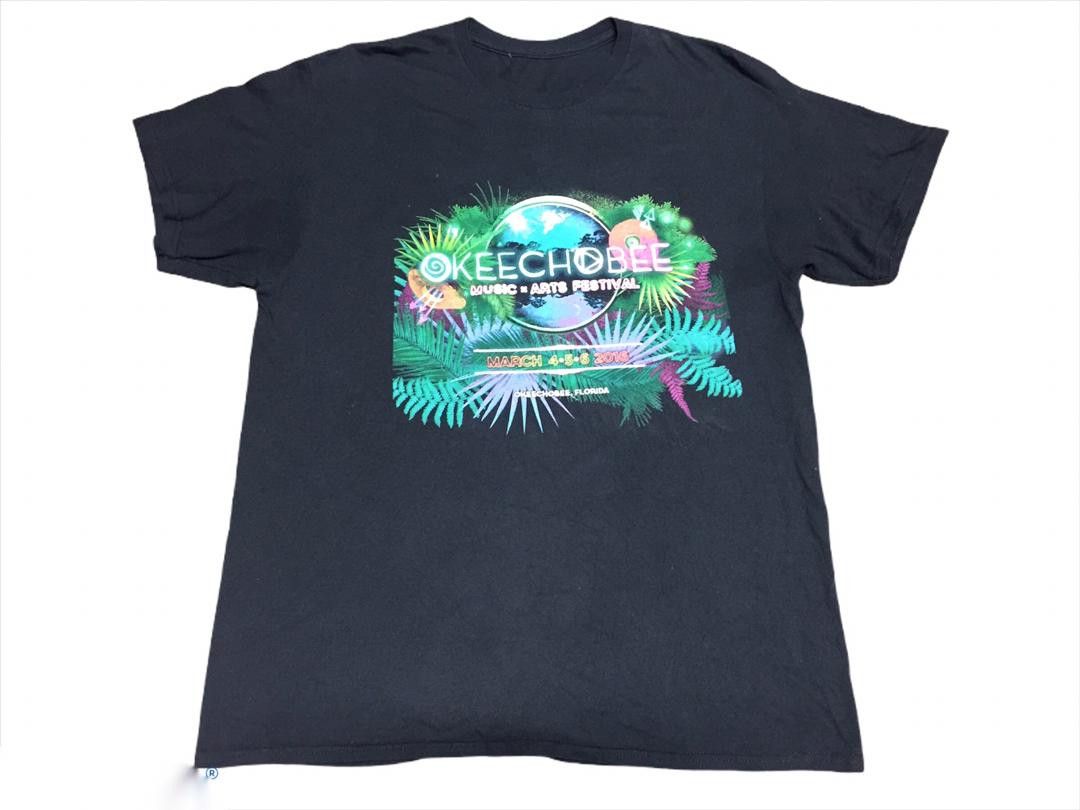 Band Tees Okeechobee Music & Art Festival 2016 Black Colour Shirt Size US L / EU 52-54 / 3 - 5 Thumbnail