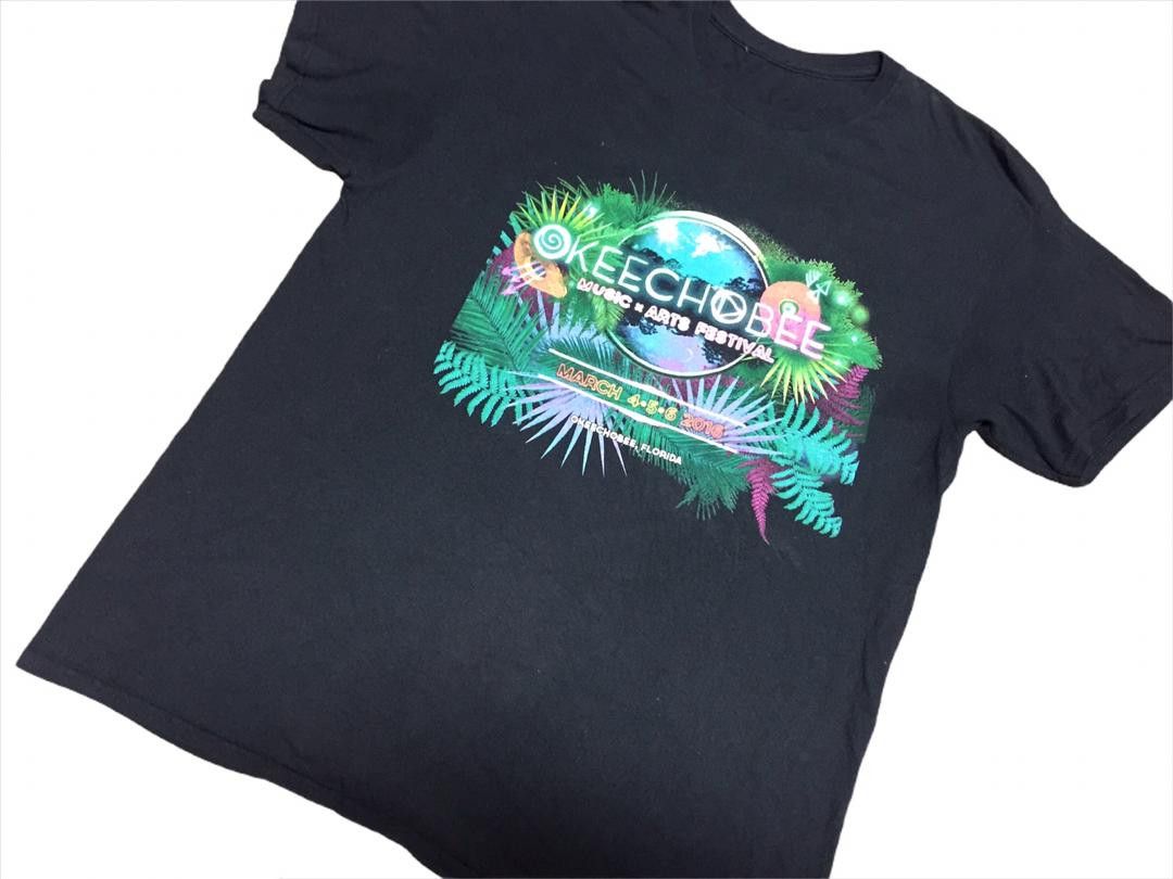 Band Tees Okeechobee Music & Art Festival 2016 Black Colour Shirt Size US L / EU 52-54 / 3 - 4 Thumbnail