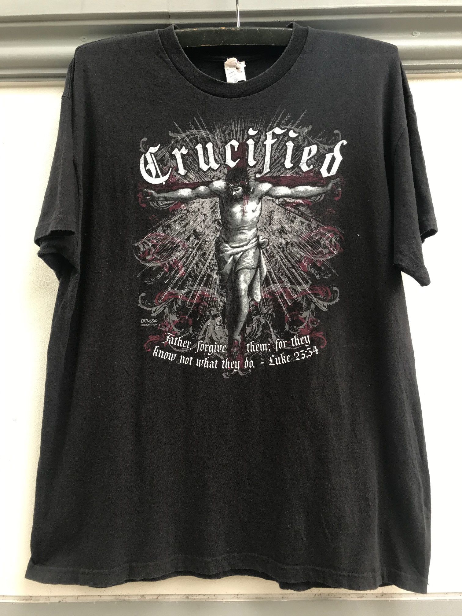 Vintage Vintage Y2K Jesus God Holy Bible Tee XL graphic streetwear Size US XL / EU 56 / 4 - 1 Thumbnail