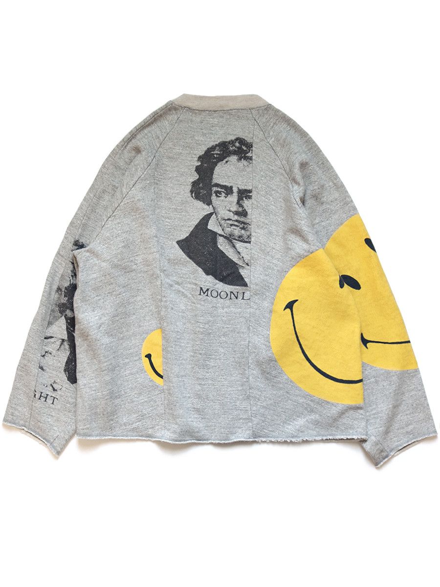 KAPITAL Beethoven Smile スウェット KAPITAL Beethoven remake smile smily sweatshirt beige new L | eBay