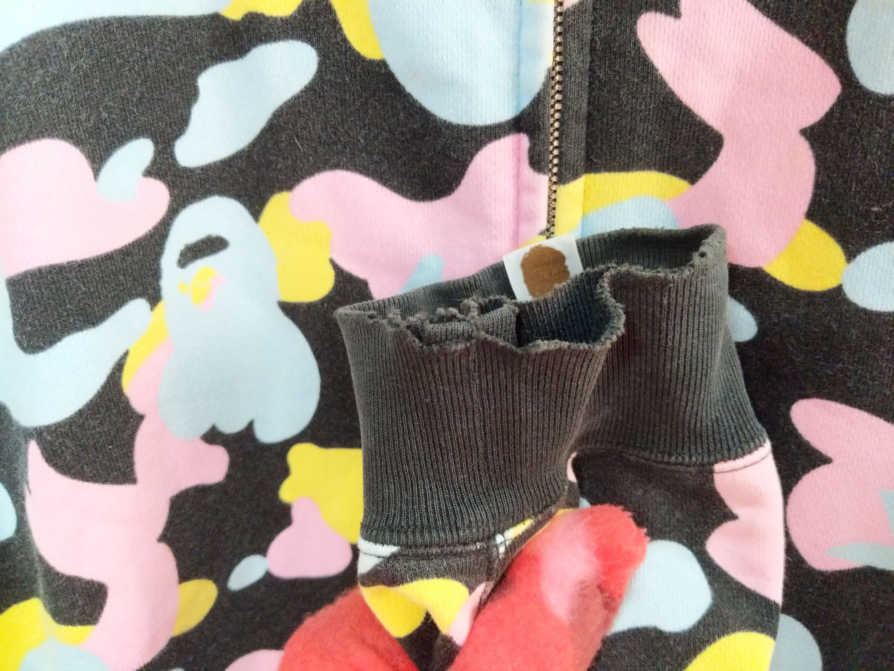 Bape Cotton Candy Camo Full Zip Hoodie Size US L / EU 52-54 / 3 - 11 Thumbnail
