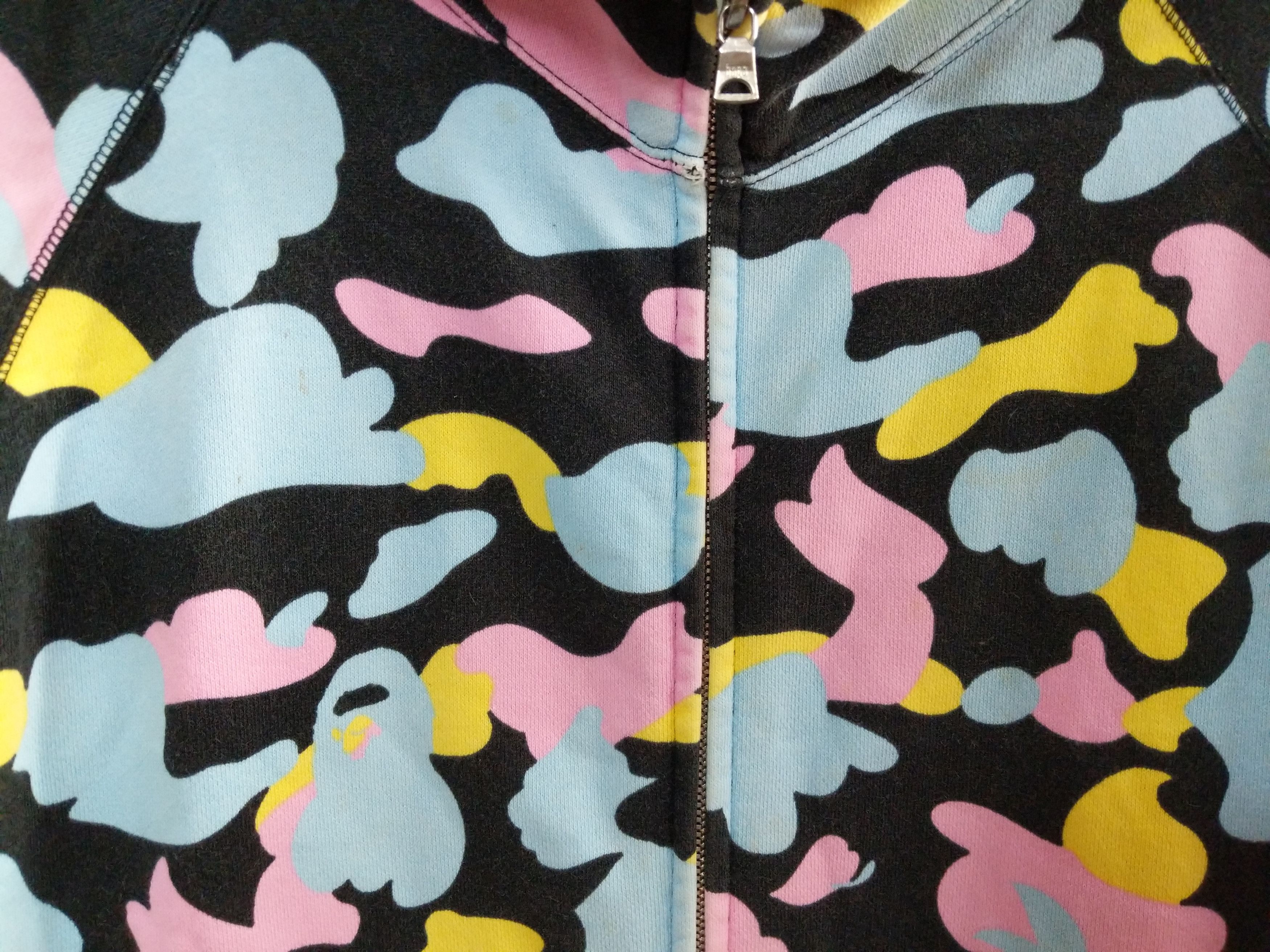 Bape Cotton Candy Camo Full Zip Hoodie Size US L / EU 52-54 / 3 - 3 Thumbnail