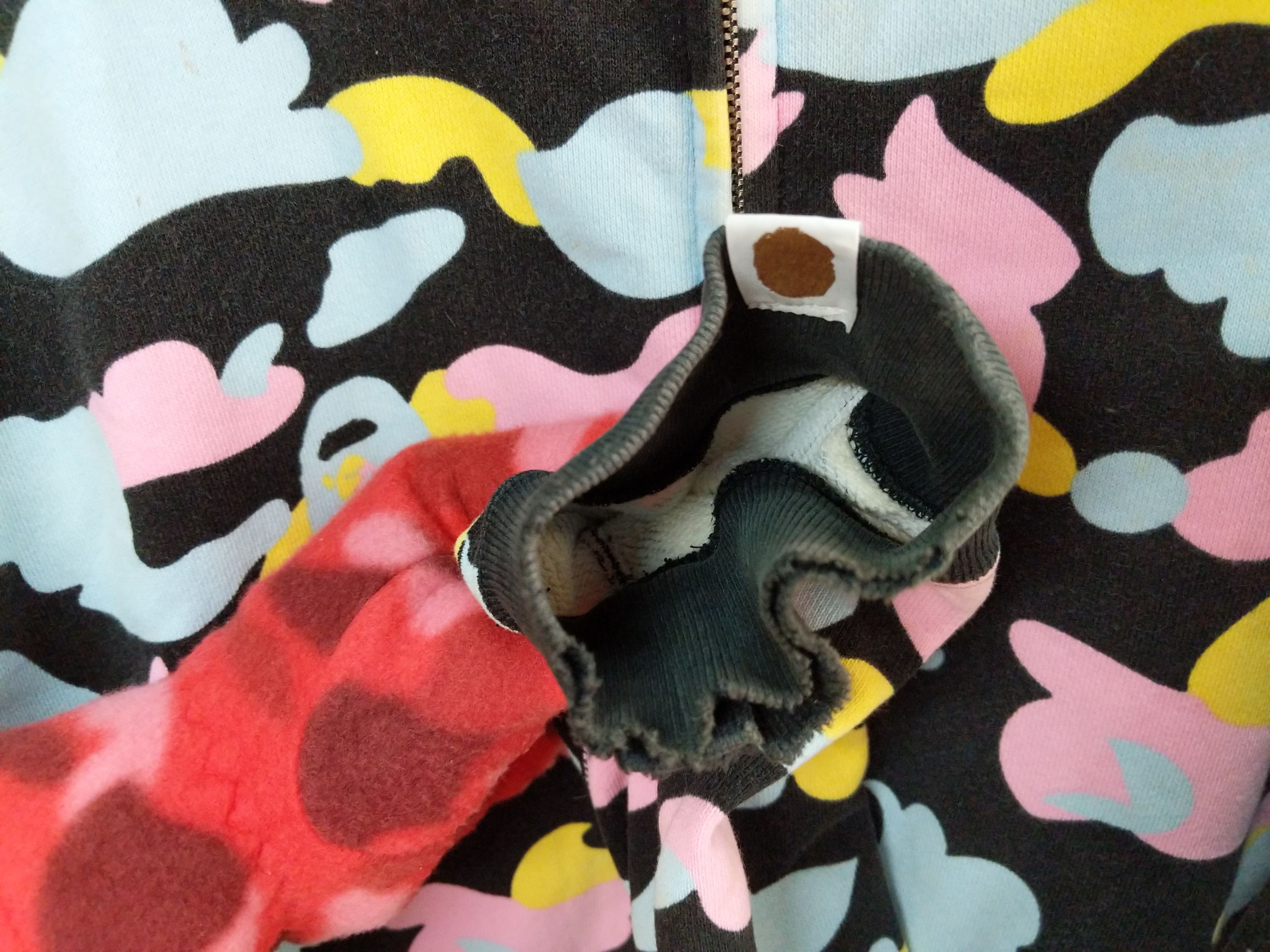 Bape Cotton Candy Camo Full Zip Hoodie Size US L / EU 52-54 / 3 - 10 Thumbnail