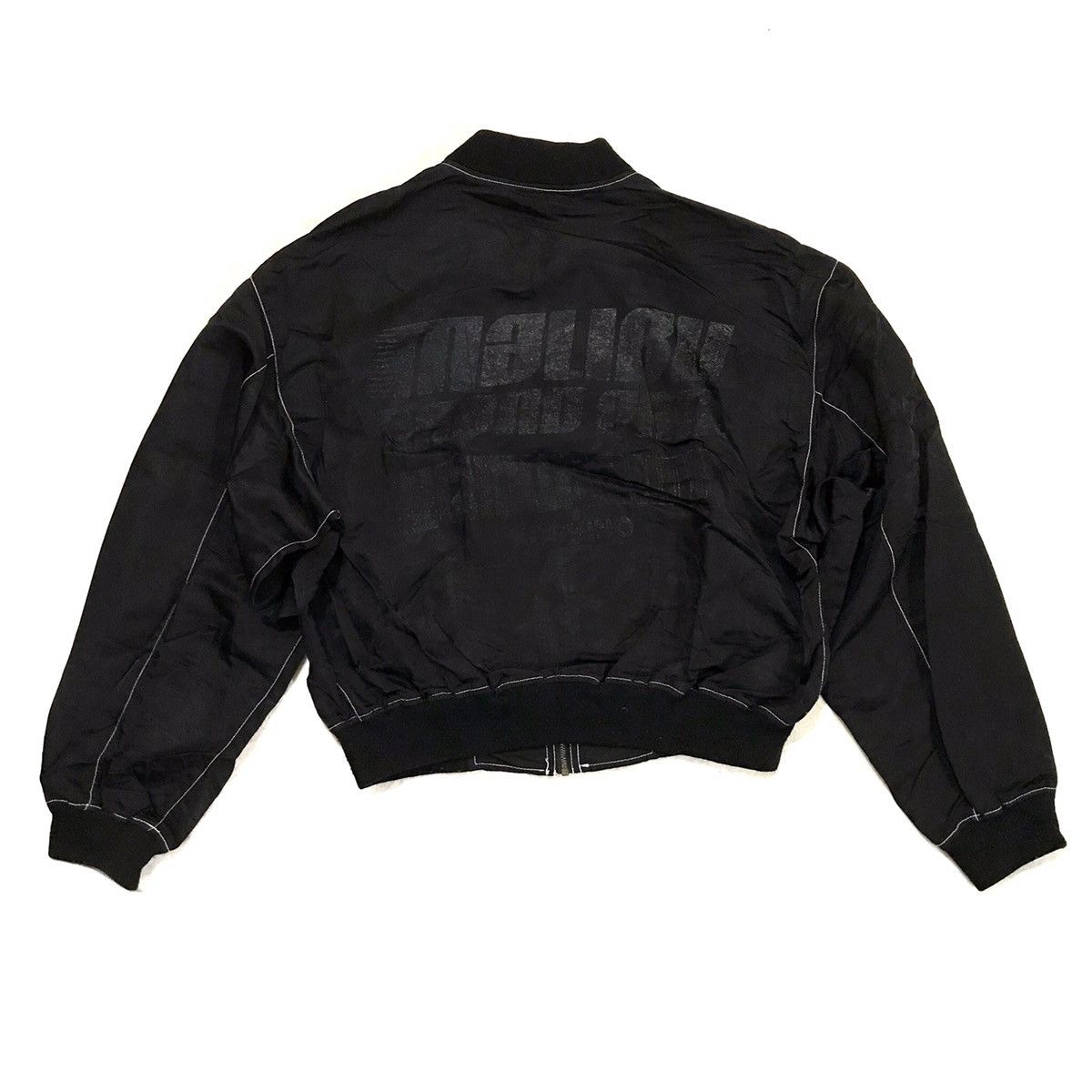 Japanese Brand × Michiko Koshino London Vintage Michiko London Spell Out Bomber Jacket Size US M / EU 48-50 / 2 - 2 Thumbnail