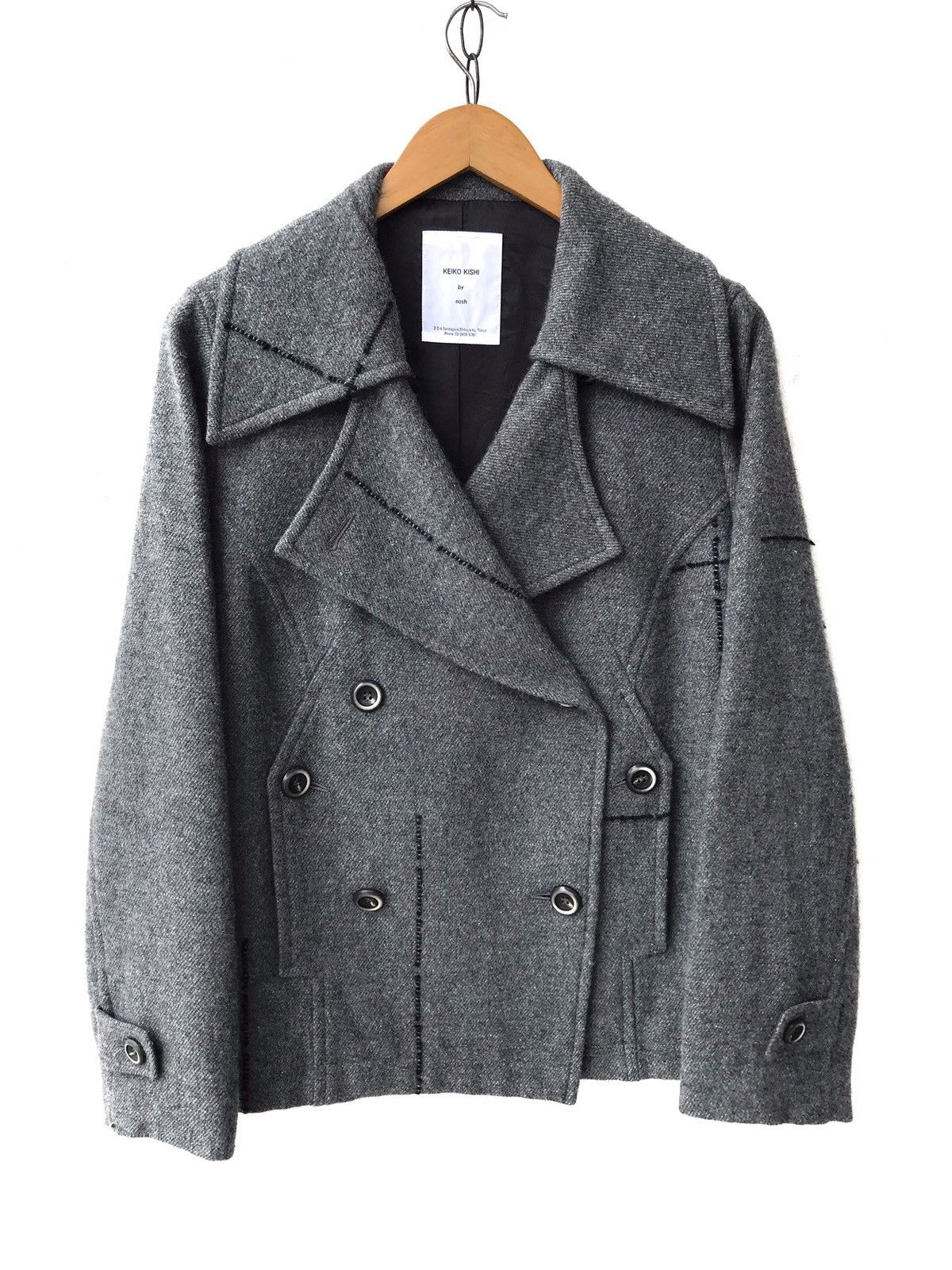 Keiko Kishi by Nosh Double Breasted Wool Jacket