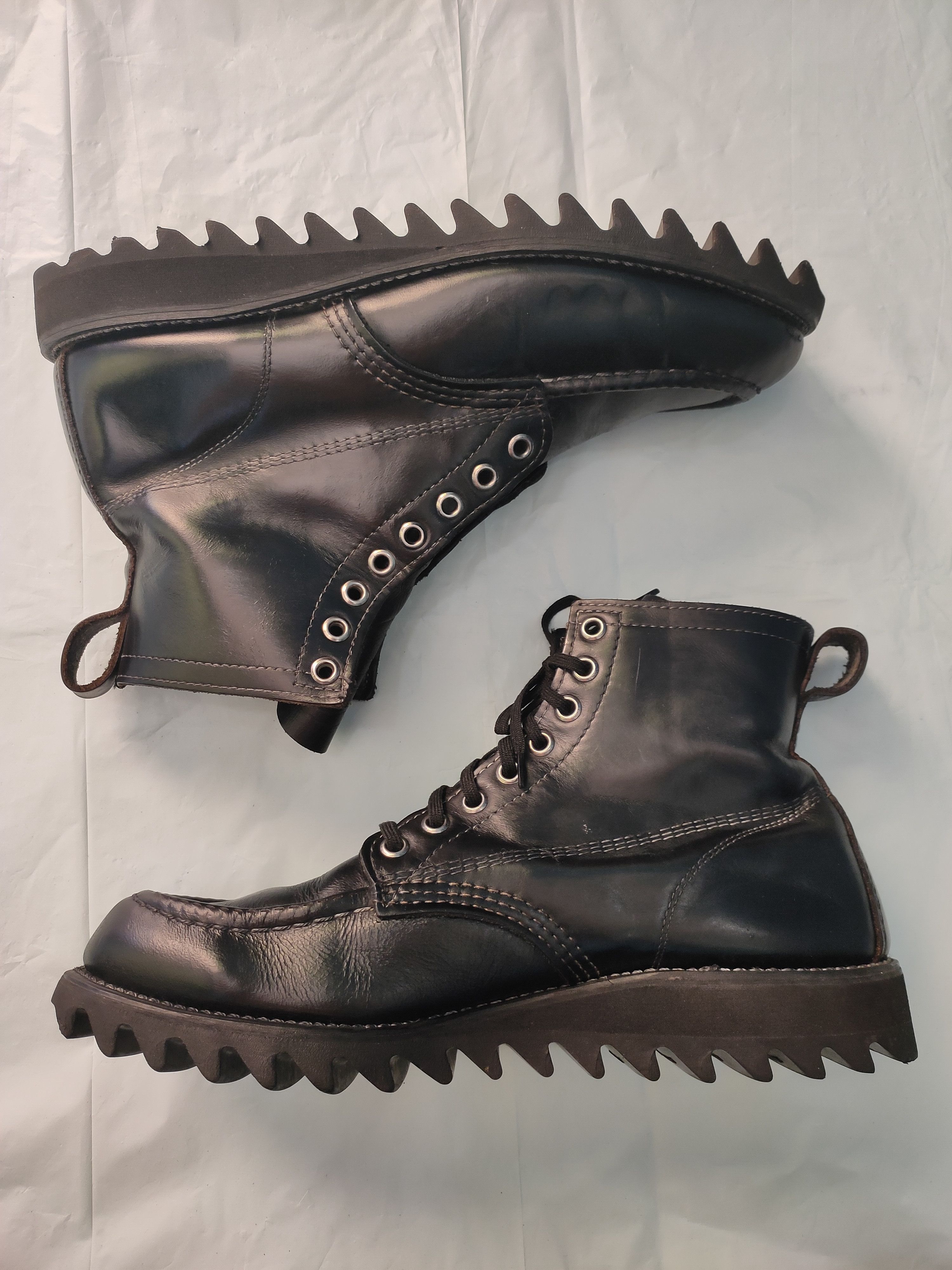 Vintage Vintage rare nathan hack ripple sole mens 60's army boots | Grailed