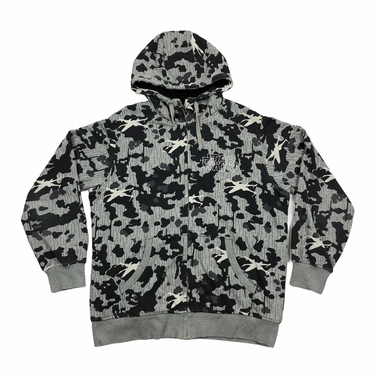 Uniqlo Star Wars Movie Camo Lucas film Sweatshirt Hoodie