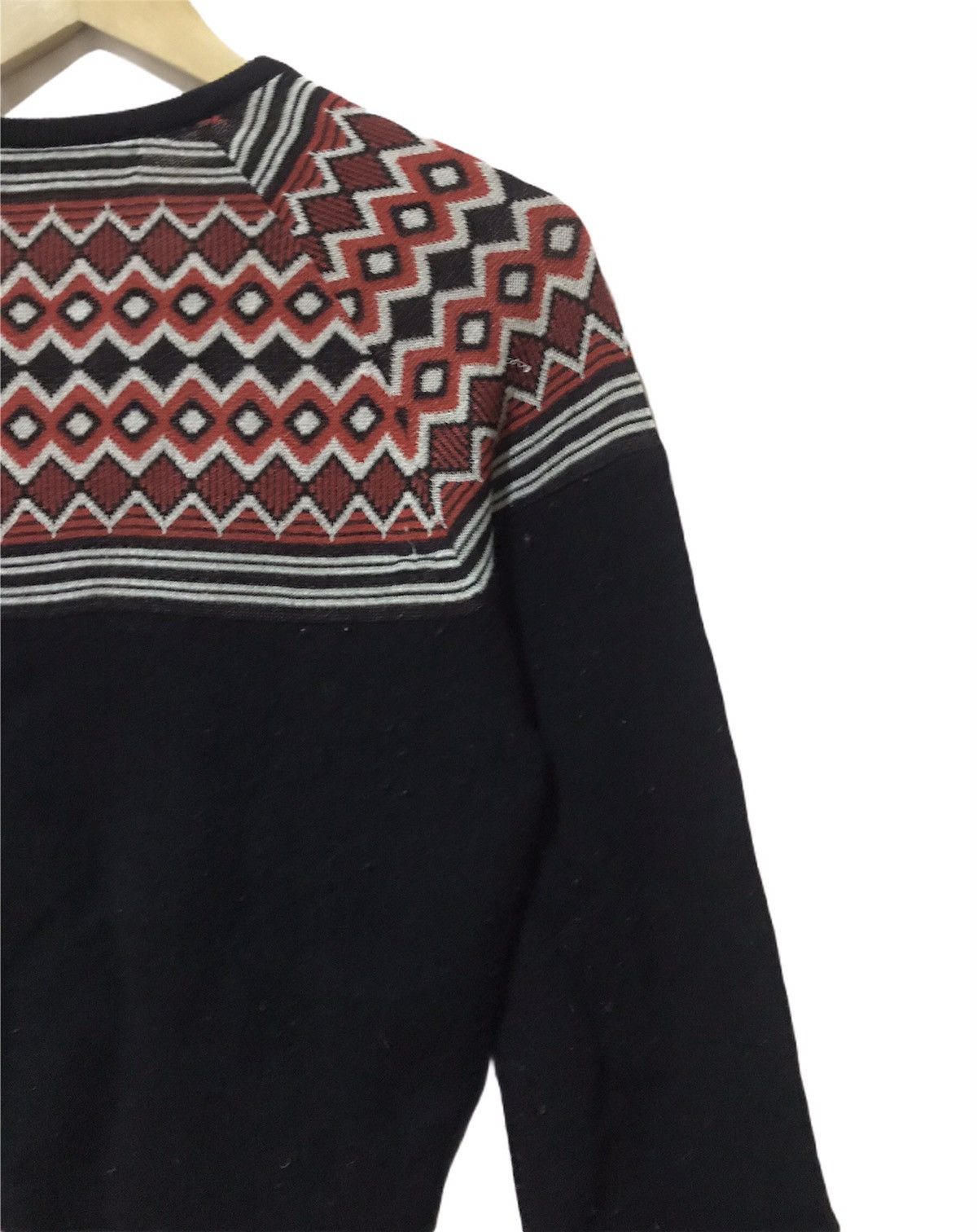 Japanese Brand × Yoshio Kubo Yoshio Kubo 🇯🇵 Wool Knit Jumper Navajo Style Size US M / EU 48-50 / 2 - 10 Thumbnail