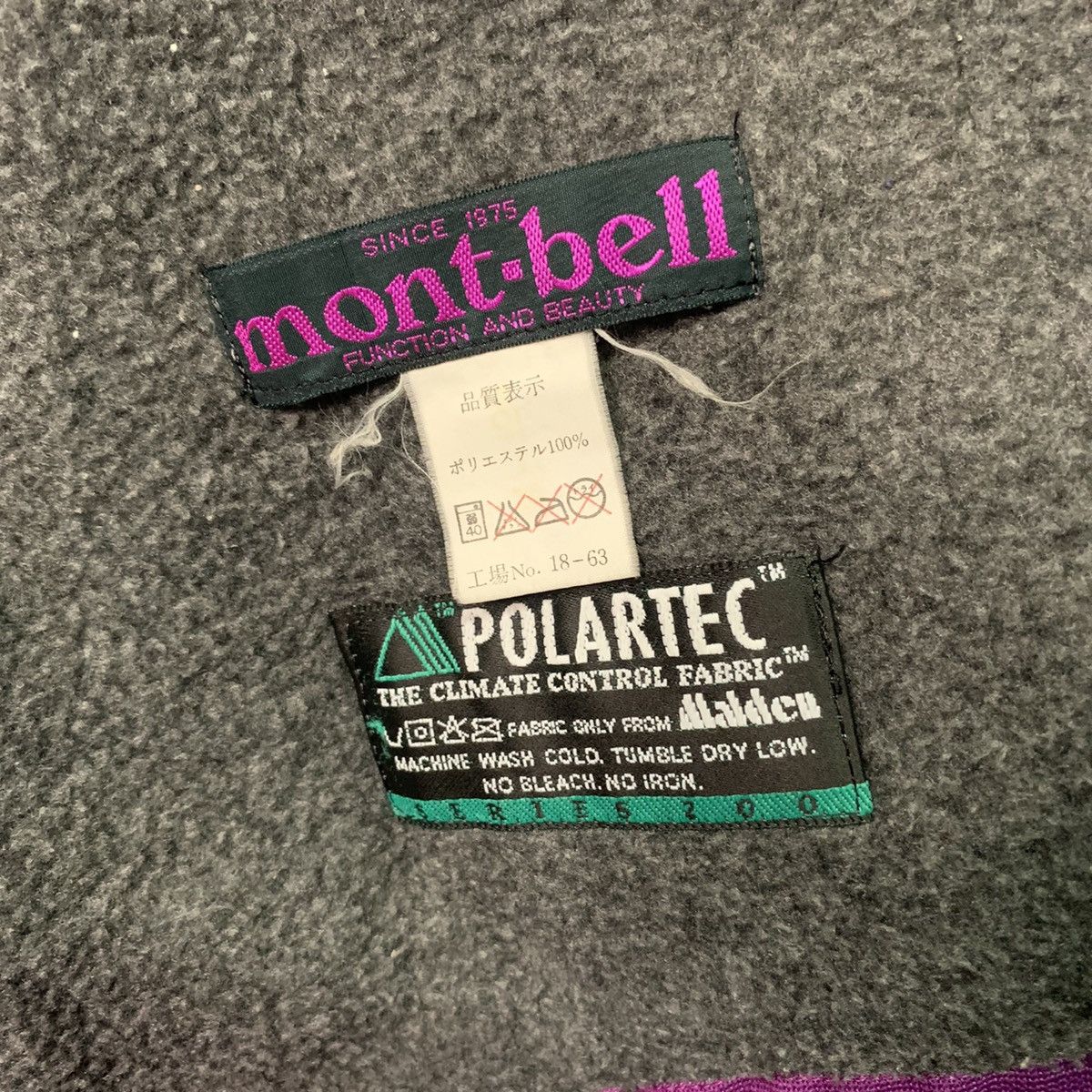 Montbell × Polartec Vintage Montbell x Polartec Sportswear Fleece Sweater Zipper Size US M / EU 48-50 / 2 - 8 Thumbnail