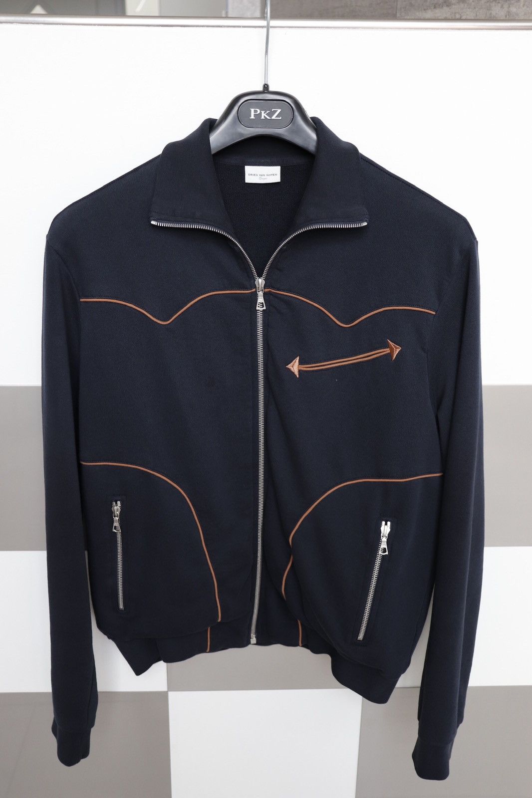 Dries Van Noten Cotton Terry Track Jacket | Grailed