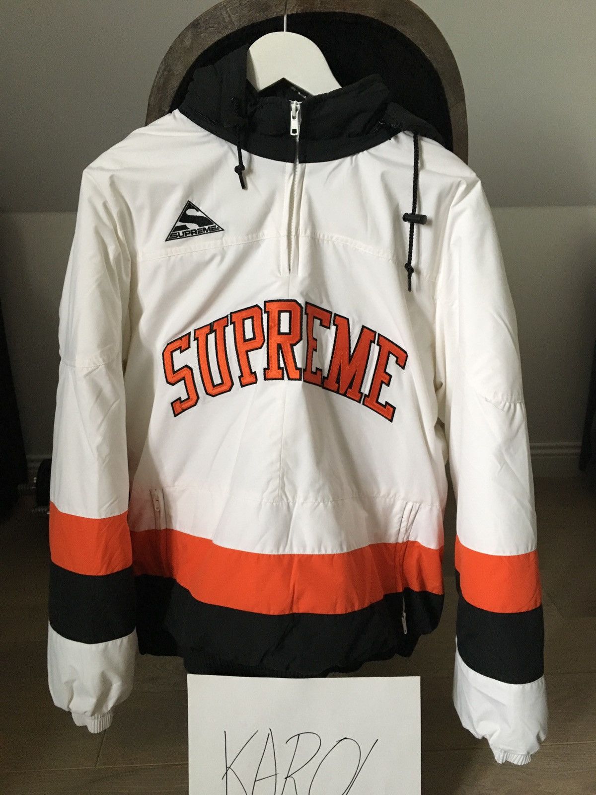 Supreme Supreme Puffy Hockey Pullover Jacket