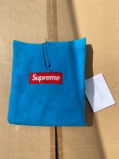 Supreme Red Louis Vuitton Box Logo Hoodie – On The Arm