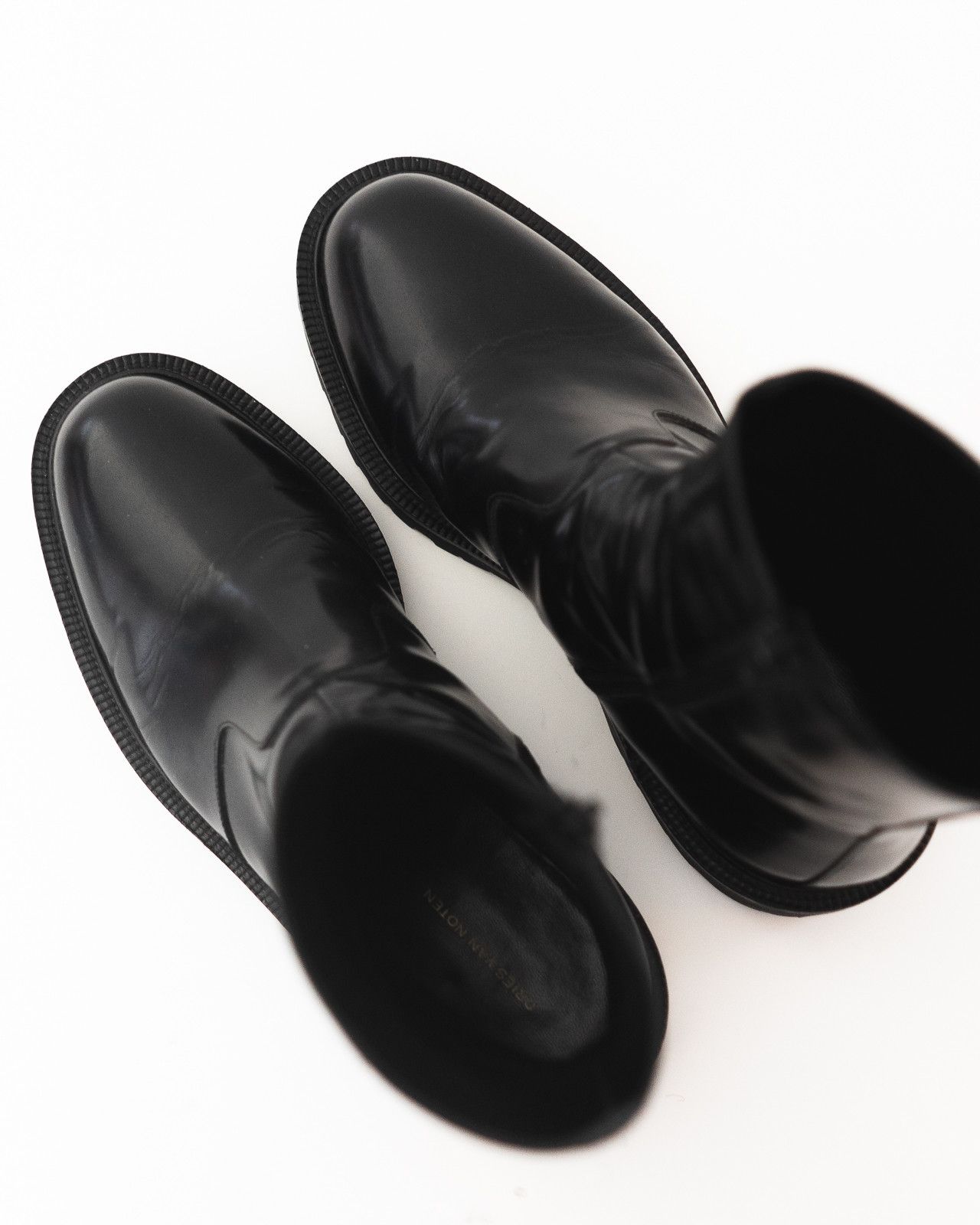 Dries Van Noten RARE GRAIL patent leather zipper boots Size US 8 / EU 41 - 4 Thumbnail