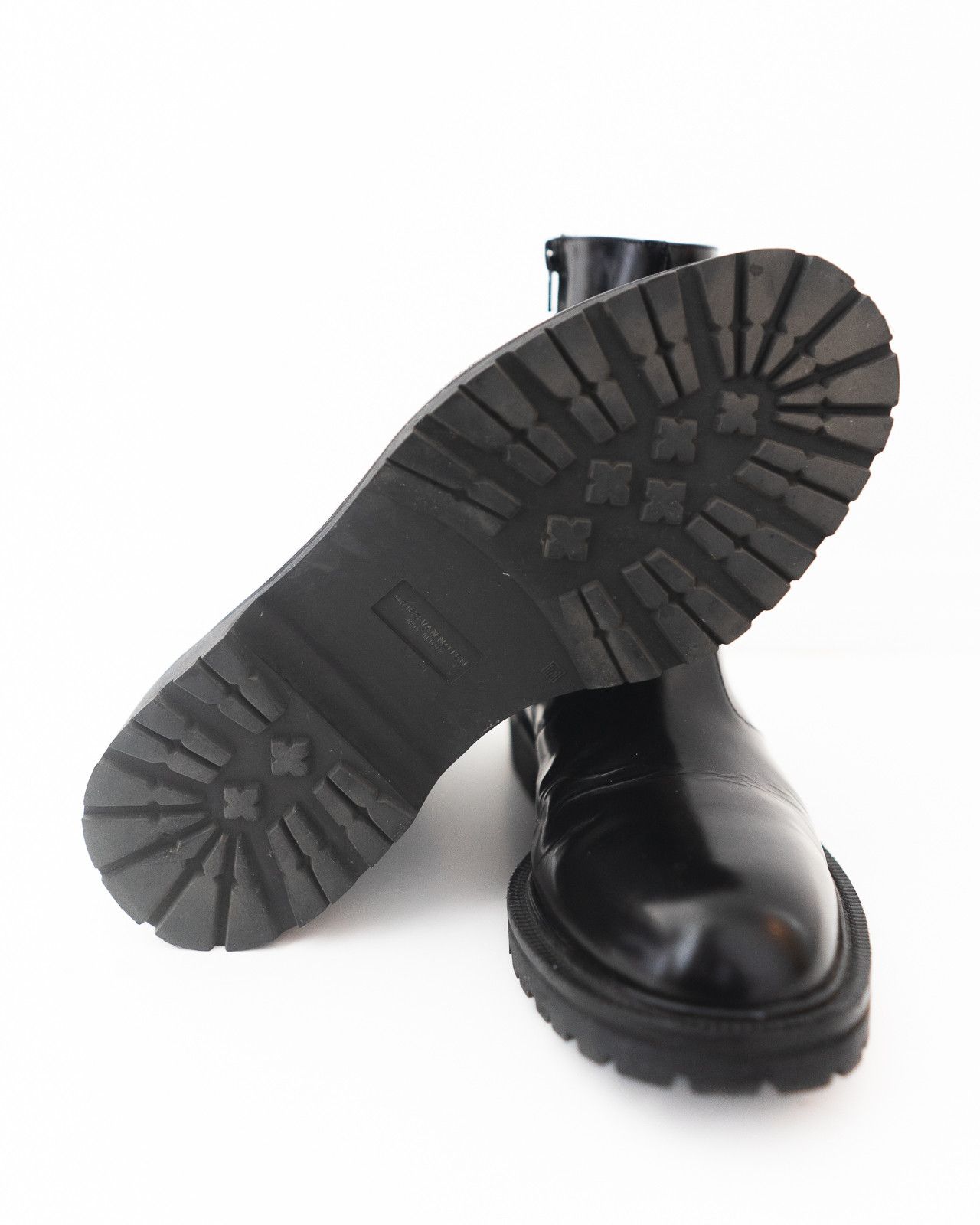 Dries Van Noten RARE GRAIL patent leather zipper boots Size US 8 / EU 41 - 3 Thumbnail