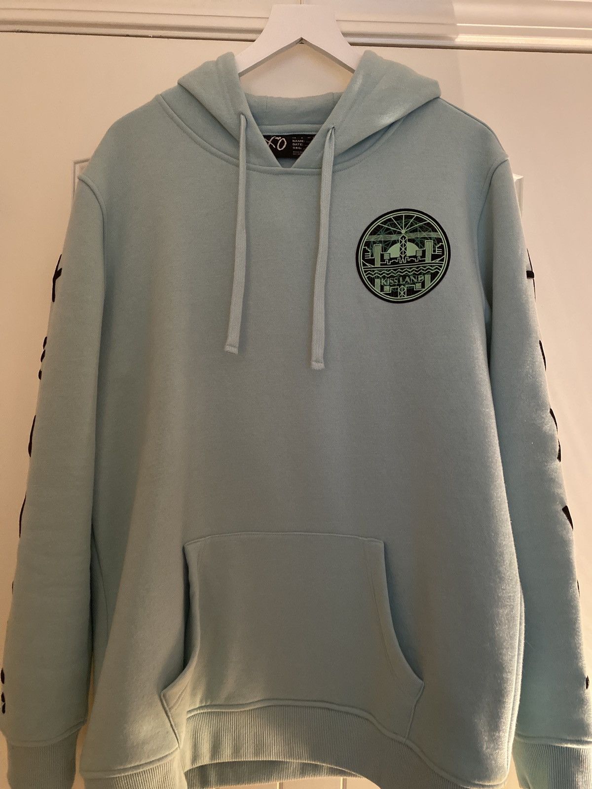 The Weeknd THE WEEKND KISS LAND SKYLINE HOODIE RARE Grailed