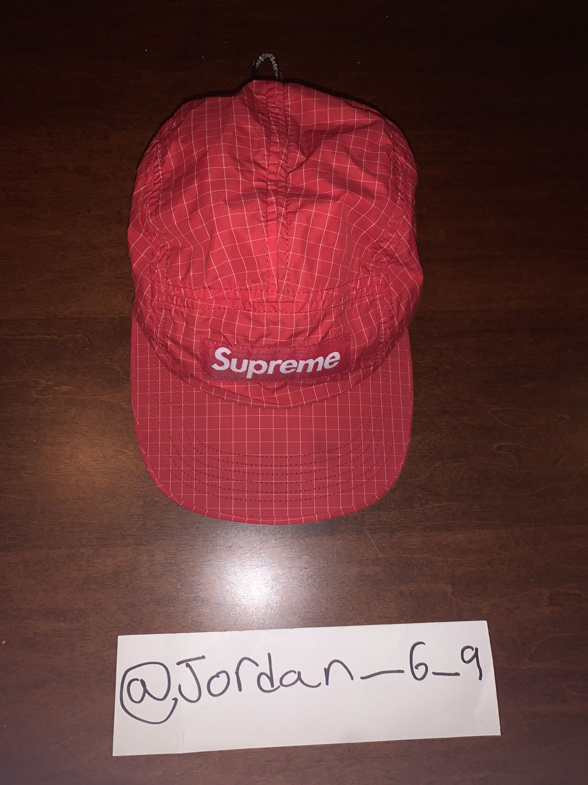 Supreme grid nylon camp cap