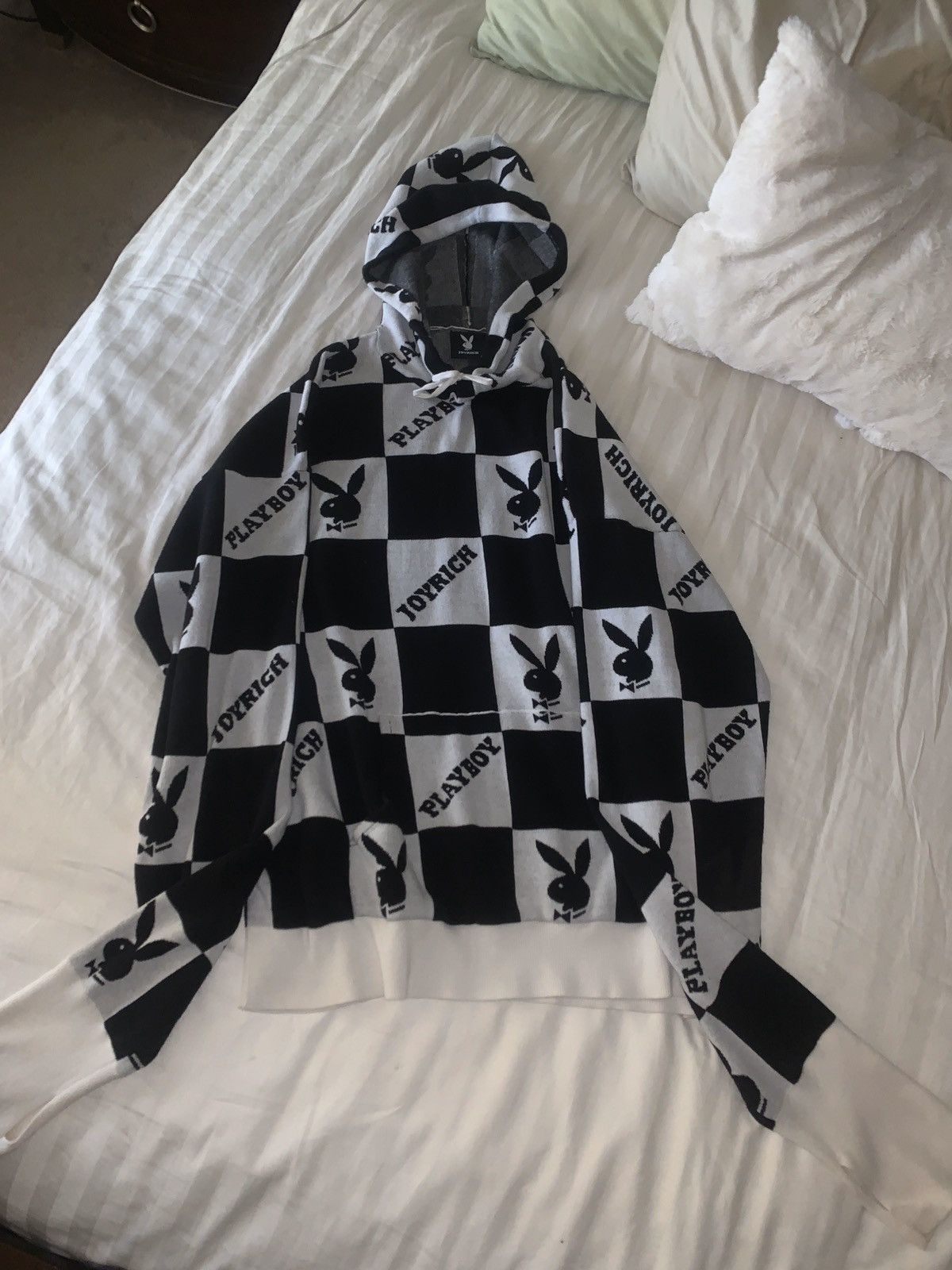 Playboy shop checkered sweatshirt