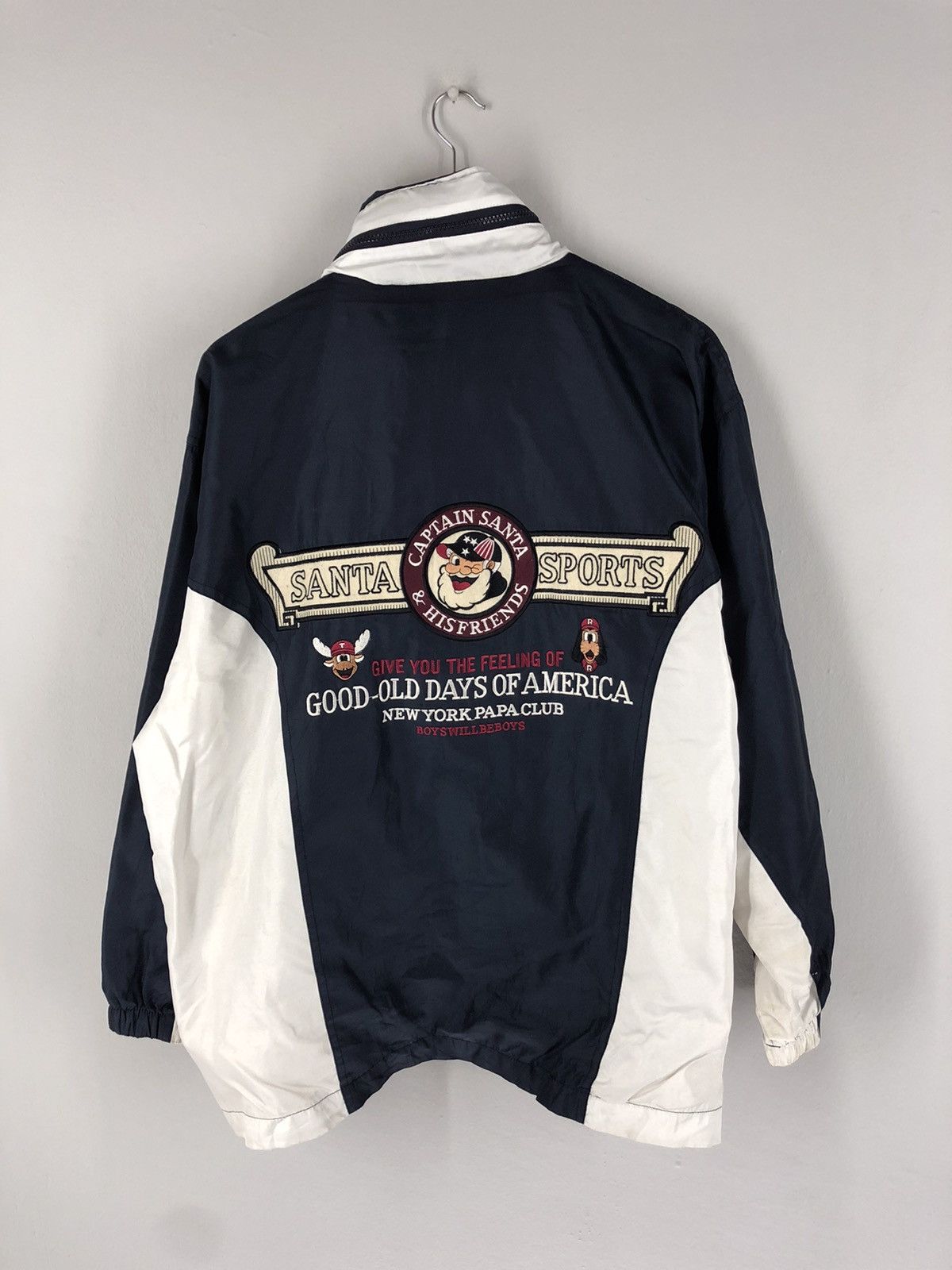 Japanese Brand CAPTAIN SANTA NEW YORK PAPA CLUB EMBROIDERY BIG LOGO JACKET Size US L / EU 52-54 / 3 - 1 Thumbnail