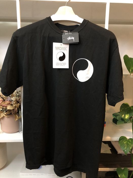 Our Legacy Stussy x Our Legacy OL YIN YANG PIG. DYED TEE | Grailed