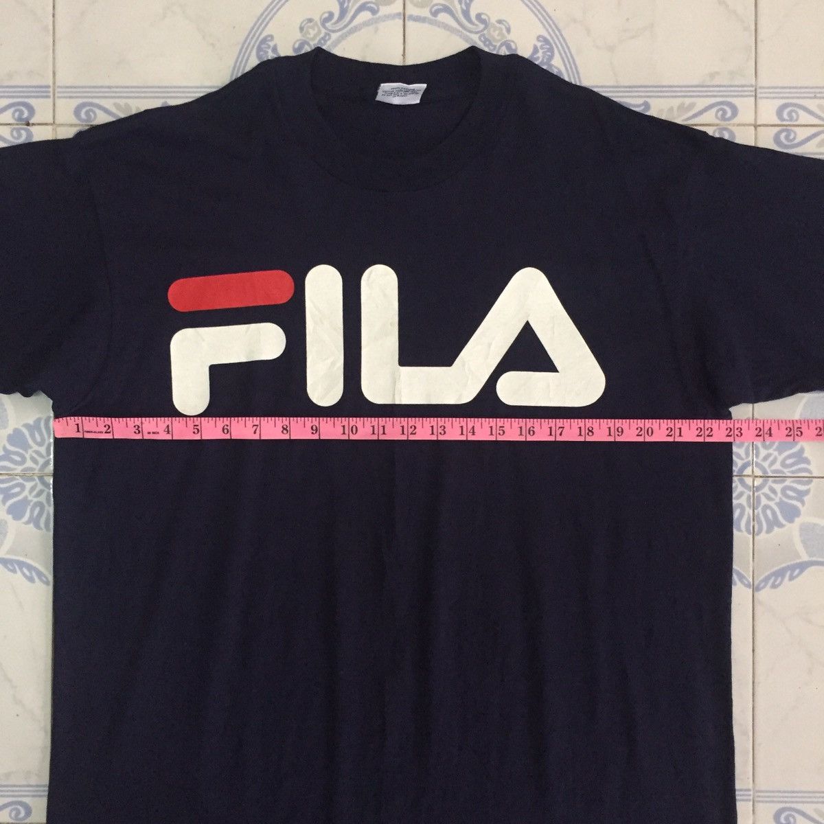 Fila Fila Big Logo Tshirt MADE IN USA Size US M / EU 48-50 / 2 - 18 Thumbnail