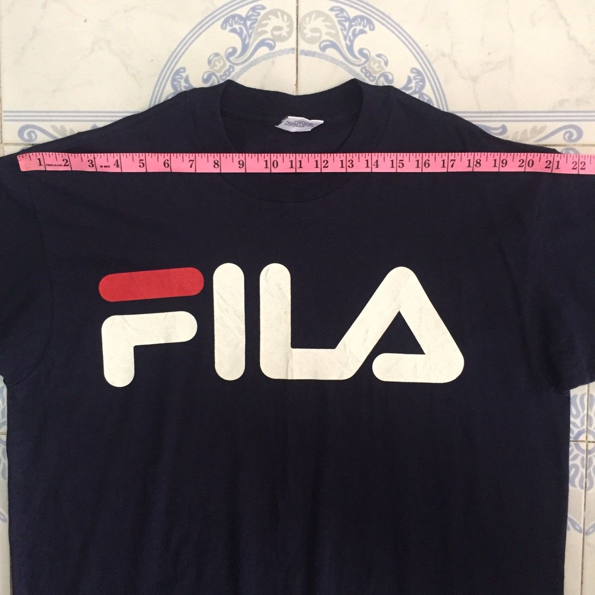Fila Fila Big Logo Tshirt MADE IN USA Size US M / EU 48-50 / 2 - 20 Thumbnail
