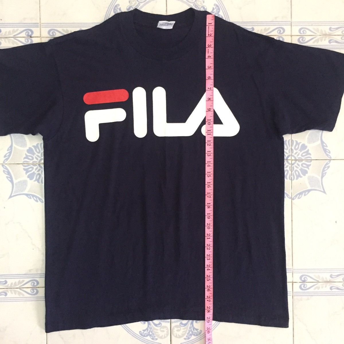 Fila Fila Big Logo Tshirt MADE IN USA Size US M / EU 48-50 / 2 - 19 Thumbnail