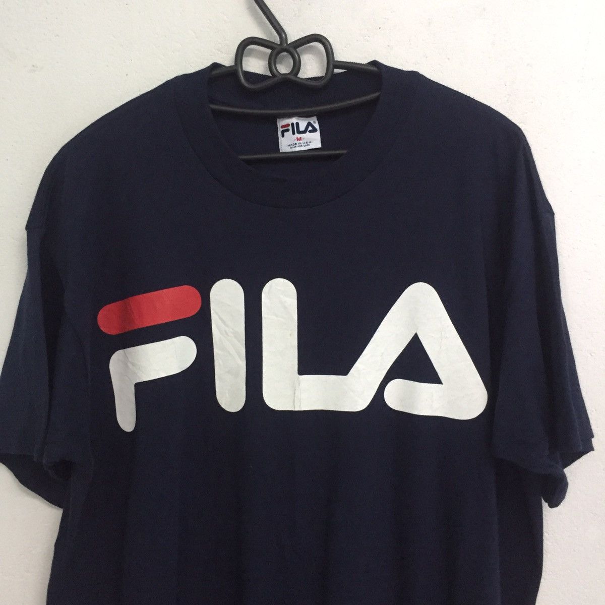 Fila Fila Big Logo Tshirt MADE IN USA Size US M / EU 48-50 / 2 - 2 Thumbnail