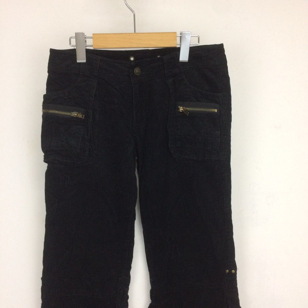 Japanese Brand Japanese brand velvet jeans punk bondage style Size US 29 - 3 Thumbnail
