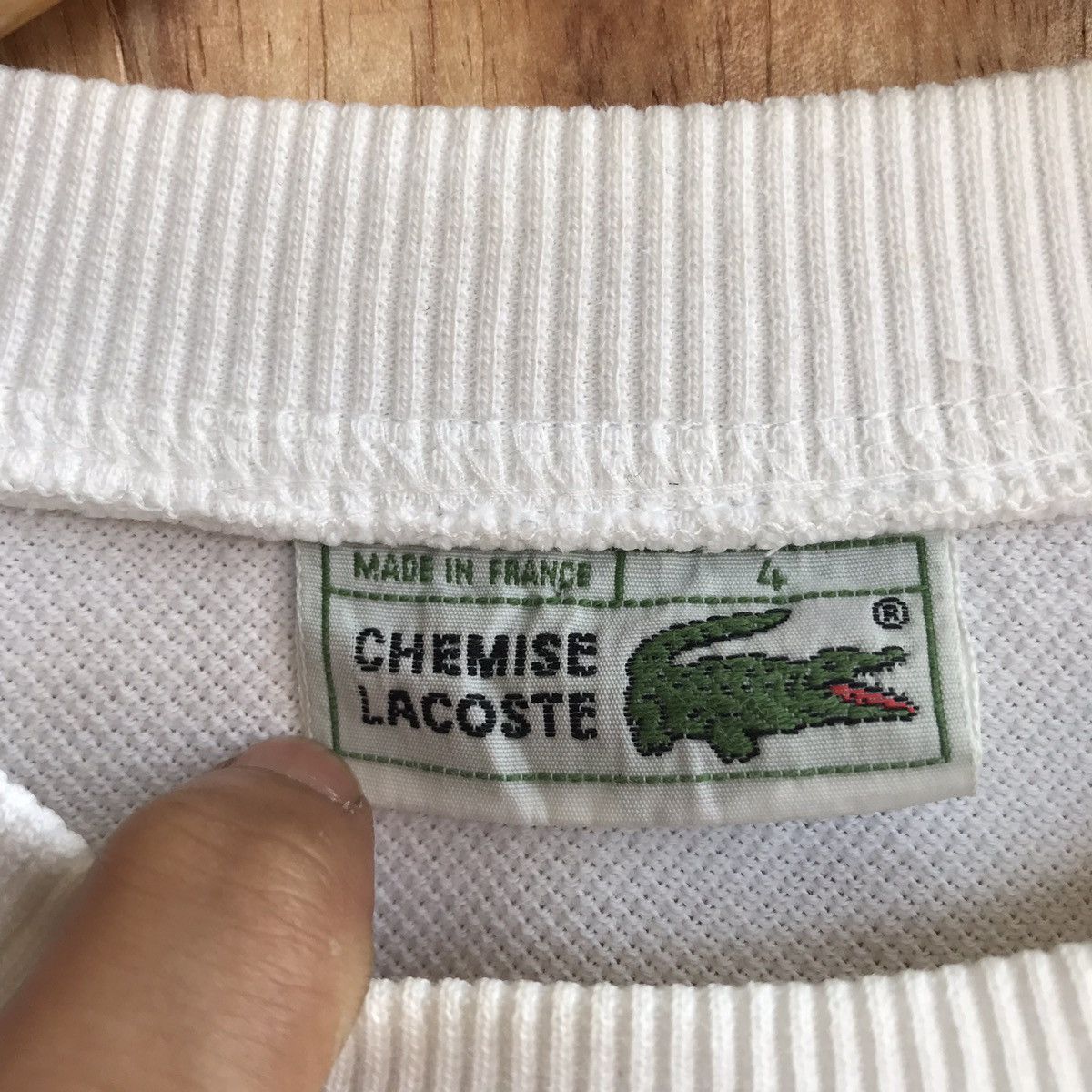 Lacoste × Vintage Vintage Lacoste Sweatshirt Small Logo Jumper Pullover Size US XL / EU 56 / 4 - 6 Thumbnail